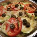 El cooksnap de aromadulce cuando hizo Calabacín al horno con tomate y queso.