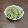El cooksnap de Maine Santillán cuando hizo Spaghetti verde poblano. ¡Riquísimo!.