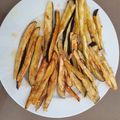 El cooksnap de Fatimilla cuando hizo Bastoncitos de berenjena con miel.