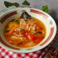 Cooksnap dari Erni Apriana untuk resep Sup Kepala Dan Tulang Ikan Salmon