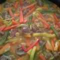 El cooksnap de elena cuando hizo Verduras salteadas con pechuguitas de pollo.
