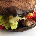 El cooksnap de Liz Morales cuando hizo Hamburguesa Portobello de pechuga de pollo y quesos.