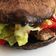 El cooksnap de Liz Morales cuando hizo Hamburguesa Portobello de pechuga de pollo y quesos.