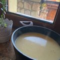 Csutorás Martina Cooksnap-ja, amikor elkészítette a(z) Fokhagymakrémleves kolbász chipsszel receptet.