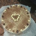 El cooksnap de Ari Rodriguez cuando hizo Tarta de Queso, Chocolate Blanco y Café.