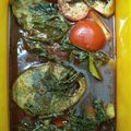 Cooksnap Hidayah semasa beliau membuat Ikan Tenggiri masak Asam Pedas Melaka.