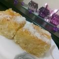صورة من اولادي سعادتي ( ام آدم )، شاركها بعد تجربة وصفة بسيمه او كيكه جوز الهند ☺😋😙