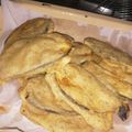 El cooksnap de Juan Pablo Alarcon cuando hizo Fritos de berenjena con puré de papas al oliva ❤️🍆🥔🌿.