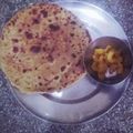 Emily का कुकस्नैप जब उन्होंने आलू पराठा (aloo paratha recipe in Hindi) बनाया था।