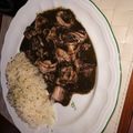 El cooksnap de Carmenchumari cuando hizo Calamares en su tinta con arroz blanco.