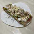 El cooksnap de Eduardo Agudo Alba cuando hizo Tostada de Cecina con burrata.
