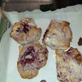Zoe Pohl's cooksnap of when they made White Chocolate Raspberry Scones.