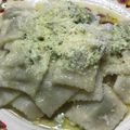 El cooksnap de Melon home&food cuando hizo Ravioles con pesto de radicheta y salsa de tomate (opcional).