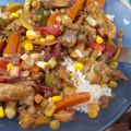 El cooksnap de Silvia Lopez cuando hizo Chop Suey de Pollo.