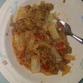 alina Miller's cooksnap of when they made Yummy cabbage and hamburger.