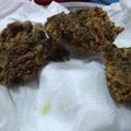El cooksnap de Victoria cuando hizo Torrejas de hojas de remolacha.