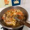 Hua Mei Chiang 的 沙茶肉羹湯 cooksnap