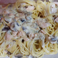 El cooksnap de pilar lucena cuando hizo Espaguetis con salmón y brócoli - Receta de batch cooking.