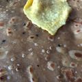 Sadaf Shoaib Vohra's cooksnap of when they made Anda paratha.