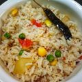 Er. Amrita Shrivastava 's cooksnap of when they made Vegetable rice...