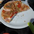 El cooksnap de Eduardo Oliveira cuando hizo Pizza a la parrilla.
