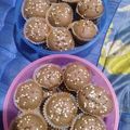 Cooksnap dari Erna Chacha untuk resep Brownies mini topping wijen super praktis