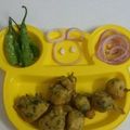 Ankita Mehta's cooksnap of when they made મેથી ગોટા (Methi Gota Recipe in Gujarati).
