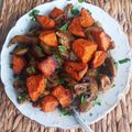 Cooksnap από persaki στη συνταγή Γλυκοπατάτες με μανιτάρια στο φούρνο