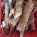 El cooksnap de Ayelen Cejas cuando hizo Snack de queso para el mate.