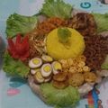 Cooksnap dari BundaneAchzaa untuk resep Nasi kuning lengkap