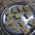 Rajni Sardana का कुकस्नैप जब उन्होंने मखाने की बर्फी (Makhane ki barfi recipe in hindi) बनाया था।