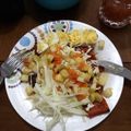 El cooksnap de Judith cuando hizo Enchiladas rojas.