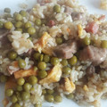 El cooksnap de Angeles Fernández cuando hizo Arroz frito chino.