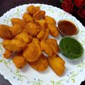 Madhu Jain का कुकस्नैप जब उन्होंने मूंगदाल पकौड़े (moong dal pakode recipe in Hindi) बनाया था।