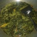 Cooksnap dari Umniatul Bahiqroti untuk resep Sayur daun singkong / daun singkong kuah santan, kuah kuning
