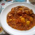 El cooksnap de Jésica Mac Cormick cuando hizo Guiso de lentejas con arroz.