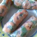 Mireya González's cooksnap of when they made Vietnamese summer rolls 🌈.