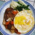 愛吃的小芸 的 紅燒牛腩牛排飯 cooksnap