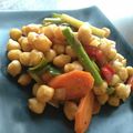 El cooksnap de R.Merci cuando hizo Garbanzos con verduras y salsa de soja.