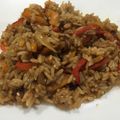 El cooksnap de Cami Maffey cuando hizo Fideos con verduras salteadas con salsa de soja y semillas de sésamo tostadas.