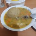 El cooksnap de xiomi barzola cuando hizo Caldo de carne con bolas de verde.