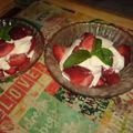 El cooksnap de Leisa cuando hizo Frutillas con crema chantilly 🍓.