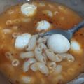 Cooksnap dari Sari Ayu untuk resep Sup Bolognaise Makaroni Telur Puyuh