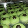 Cooksnap dari Ayun Nurul fatimah untuk resep Pandan Coklat Cookies #berbagirahmat