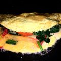 El cooksnap de Abigail Hernández cuando hizo Omelette espinacas con papas.