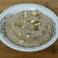 Pranjal Kotkar's cooksnap of when they made Red Chivda kheer.