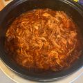 holly tibbett's cooksnap of when they made Crockpot Bar B Que Chicken.