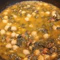 El cooksnap de Mayra cuando hizo Garbanzos con acelgas.