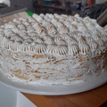 El cooksnap de Claudia Isabel cuando hizo Torta tres leches frambuesa.