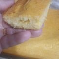 El cooksnap de Vale Lenzi cuando hizo Fainá de choclo sin TACC.